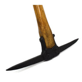 Antique UNBRANDED MINER'S PICK AXE Unusual EYELESS/STRAPPED HEAD Restored RARE!