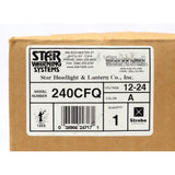 New in Box! STAR WARNING SYSTEMS Mo. 240CFQ STROBE LIGHT Color "A" Orange-Amber