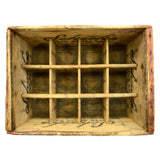 Vintage SCHAEFER "BEER AT ITS BEST" CRATE General Box c.1942 w/ 12 DIVIDED SLOTS