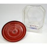 Vintage "LANCE" CRACKER/COOKIE JAR 8" Counter STORE DISPLAY Original METAL LID