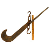 Antique CAST IRON SLIDING BEAM SCALE 200 lbs. COTTON / TOBACCO Pat. Jan. 11-1916