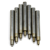 Vintage HOLE CLOSING PUNCHES Punch Set of 7 from FRANCE Clock Repair WATCHMAKER