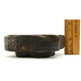 Ancient BACTRIAN STONE VESSEL Steatite/Chlorite? 4-CHAMBER BOWL Incised Designs