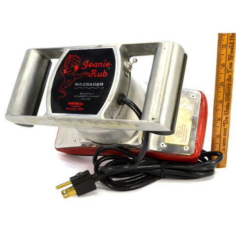 Early Model JEANIE RUB MASSAGER by MORFAM INC. Single Speed PROFESSIONAL MASSAGE