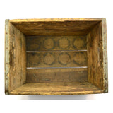 Vintage HOFFMAN BEVERAGE CO. BEER CRATE Wood Box "QUALITY BEVERAGES" Newark, NJ