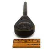 Antique PRIMITIVE NOISEMAKER Rattle WOOD, STEEL & COPPER CLACKER Homemade/AAFA?