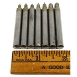 Vintage HOLE CLOSING PUNCHES Punch Set of 7 from FRANCE Clock Repair WATCHMAKER
