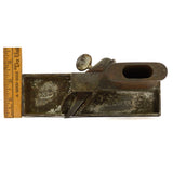 Antique ALL IRON RABBET PLANE by R. HOE & CO. No. P257-1 Rare WOODWORKING TOOL!!