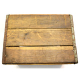 Vintage HOFFMAN BEVERAGE CO. BEER CRATE Wood Box "QUALITY BEVERAGES" Newark, NJ