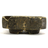 Ancient BACTRIAN STONE VESSEL Steatite/Chlorite? 4-CHAMBER BOWL Incised Designs