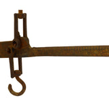 Antique CAST IRON SLIDING BEAM SCALE 200 lbs. COTTON / TOBACCO Pat. Jan. 11-1916
