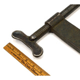 Vintage HARGRAVE "SUPERCLAMP" Huge 12"x16" Deep Throat STEEL CLAMP No. 44-X Rare