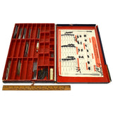 Vintage STANLEY "YANKEE" ACCESSORIES Drill Bit STOCK BOX #4130 Spiral/Push Bits