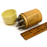 Vintage HOLE CLOSING PUNCHES Punch Set of 7 from FRANCE Clock Repair WATCHMAKER