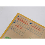 Vintage TOUR DE FRANCE 1967 "MIROIR SPRINT" MAP 18" Cycling Poster EPHEMERA Rare