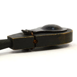 Antique PRIMITIVE NOISEMAKER Rattle WOOD, STEEL & COPPER CLACKER Homemade/AAFA?