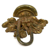 Antique FLOWER BASKET DOOR STOP &/or BOOKEND? 8-3/4" Tall FELT BASE Marked "42"