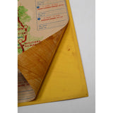 Vintage TOUR DE FRANCE 1967 "MIROIR SPRINT" MAP 18" Cycling Poster EPHEMERA Rare