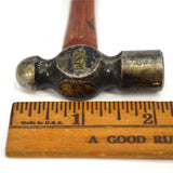 Vintage 2 OZ. PLUMB BALL PEEN HAMMER Excellent! ORIGINAL HANDLE & SOME JAPANNING