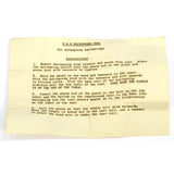 Vintage R&H No 26-040 HAIRSPRING TOOL for Untangling ORIGINAL BOX & INSTRUCTIONS