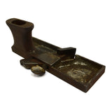 Antique ALL IRON RABBET PLANE by R. HOE & CO. No. P257-1 Rare WOODWORKING TOOL!!