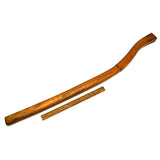 Antique SHIP CARPENTERS ADZE WOOD HANDLE 34" Replacement HAND-CARVED Ash? AXE/AX