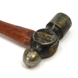 Vintage 2 OZ. PLUMB BALL PEEN HAMMER Excellent! ORIGINAL HANDLE & SOME JAPANNING