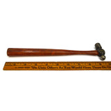 Vintage 2 OZ. PLUMB BALL PEEN HAMMER Excellent! ORIGINAL HANDLE & SOME JAPANNING