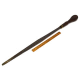 Antique HUGE FLAT SCREWDRIVER 32" Long w/ BIG HARDWOOD & BRASS HANDLE Gorgeous!!