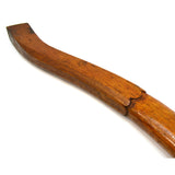 Antique SHIP CARPENTERS ADZE WOOD HANDLE 34" Replacement HAND-CARVED Ash? AXE/AX