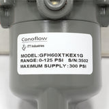 New in Box! CONOFLOW-ITT INDUSTRIES 'FILTER REGULATOR' Mo. GFH60XTKEX1G 0-125PSI