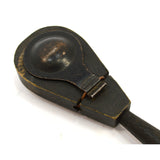 Antique PRIMITIVE NOISEMAKER Rattle WOOD, STEEL & COPPER CLACKER Homemade/AAFA?