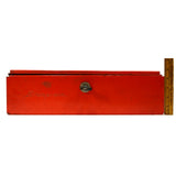 Vintage/Early SNAP-ON SCREWDRIVER-PRYBAR RACK Service Cart SIDE LOCK-BOX w/ Key!