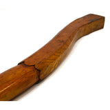Antique SHIP CARPENTERS ADZE WOOD HANDLE 34" Replacement HAND-CARVED Ash? AXE/AX