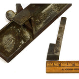 Antique ALL IRON RABBET PLANE by R. HOE & CO. No. P257-1 Rare WOODWORKING TOOL!!