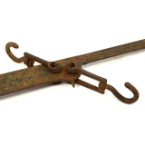 Antique CAST IRON SLIDING BEAM SCALE 200 lbs. COTTON / TOBACCO Pat. Jan. 11-1916