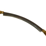 Antique DEBARKING DRAW KNIFE Unbranded 14.25" ARCHED/CURVED BLADE Unusual Tool!