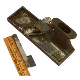 Antique ALL IRON RABBET PLANE by R. HOE & CO. No. P257-1 Rare WOODWORKING TOOL!!