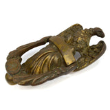 Antique EAGLE DOOR KNOCKER 8" Solid BRASS KNOCK Salvaged ARCHITECTURAL HARDWARE