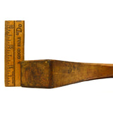 Antique SHIP CARPENTERS ADZE WOOD HANDLE 34" Replacement HAND-CARVED Ash? AXE/AX