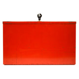 Vintage/Early SNAP-ON SCREWDRIVER-PRYBAR RACK Service Cart SIDE LOCK-BOX w/ Key!