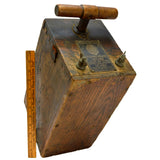 Antique HERCULES BLASTING MACHINE Fires 1-50 Caps EARLY DYNAMITE PLUNGER Patina!
