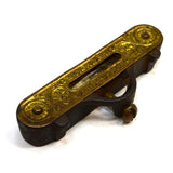 Antique STANLEY POCKET LEVEL No. 41 Type 4 in BONUS CASE! Pat. 1896 IRON & BRASS