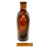 Vintage GLASS WINE BOTTLE Heart-Shaped PAUL MASSON RARE CREAM SHERRY Amber CUVEE
