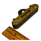Antique STANLEY POCKET LEVEL No. 41 Type 4 in BONUS CASE! Pat. 1896 IRON & BRASS