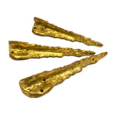 VTG/Antique BRASS/ORMOLU FEET/LEG Matching Lot of 3 SALVAGED LEGS Lamp Hardware