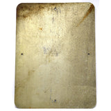 Vintage "ONE WAY" (LEFT ARROW) ALUMINUM ROAD SIGN Black on White 18x24" PATINA!!