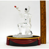 2001 SWAROVSKI CRYSTAL FIGURINE + Stand "MASQUERADE HARLEQUIN" #254044 in Box!!