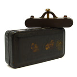 Antique STANLEY POCKET LEVEL No. 41 Type 4 in BONUS CASE! Pat. 1896 IRON & BRASS