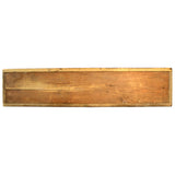 Antique CARPENTERS' TOOL BOX 33.5" Long HARDWOOD & BRASS CHEST Tiger Oak? c.19th